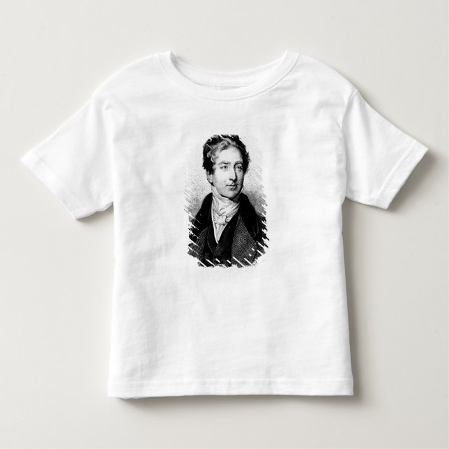 Camiseta Infantil Retrato do senhor Robert Peel (Frente)