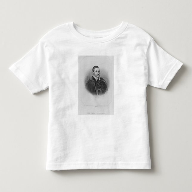 Camiseta Infantil Retrato do senhor Thomas Bodley (Frente)