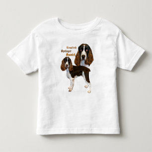Camiseta Infantil Retrato do Spaniel de Springer inglês