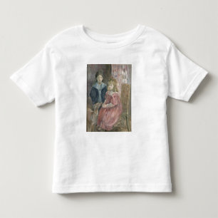 Camiseta Infantil Retrato dobro de Charley e de Jeannie Thomas, qui