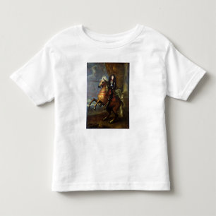 Camiseta Infantil Retrato equestre de Louis XIV c.1668