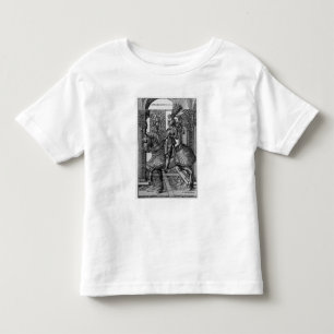 Camiseta Infantil Retrato equestre de Maximilian mim c.1508