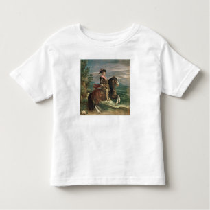 Camiseta Infantil Retrato equestre de Philip IV c.1636