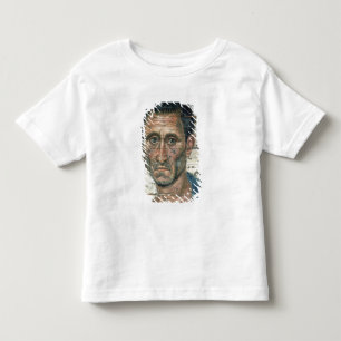 Camiseta Infantil Retrato fayum de um homem num manto azul,