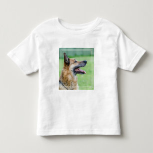 Camiseta Infantil Retrato German shepherd