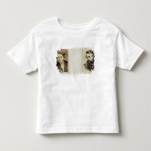 Camiseta Infantil Retratos de John Ruskin (1819-1900) e de William H