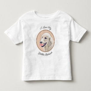 Camiseta Infantil Retriever ouro com pintura de cachorro de Tênis