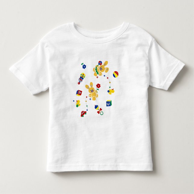 Camiseta Infantil Retro Bunny Toddler T Shirt (Frente)