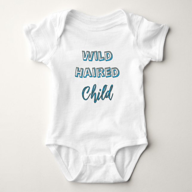 Camiseta Infantil Retrô de Cabelo Selvagem (Frente)