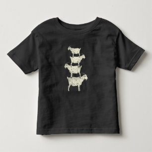 Camiseta Infantil Retro de Cabra
