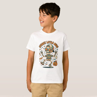 Camiseta Infantil Retro de Halloween, Garotinho As