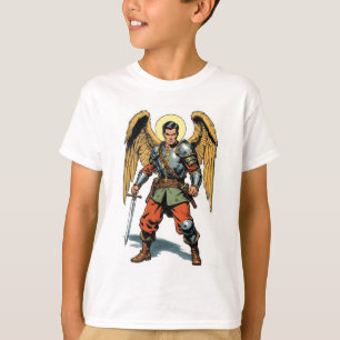 Camiseta Infantil Retro Estilo Desenho St Michael