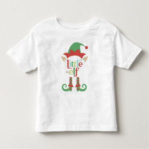 Camiseta Infantil Retro Pastel Natal   Pequeno Elf