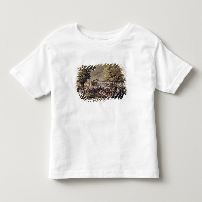 Camiseta Infantil Reunião de acampamento dos Methodists no norte (Frente)