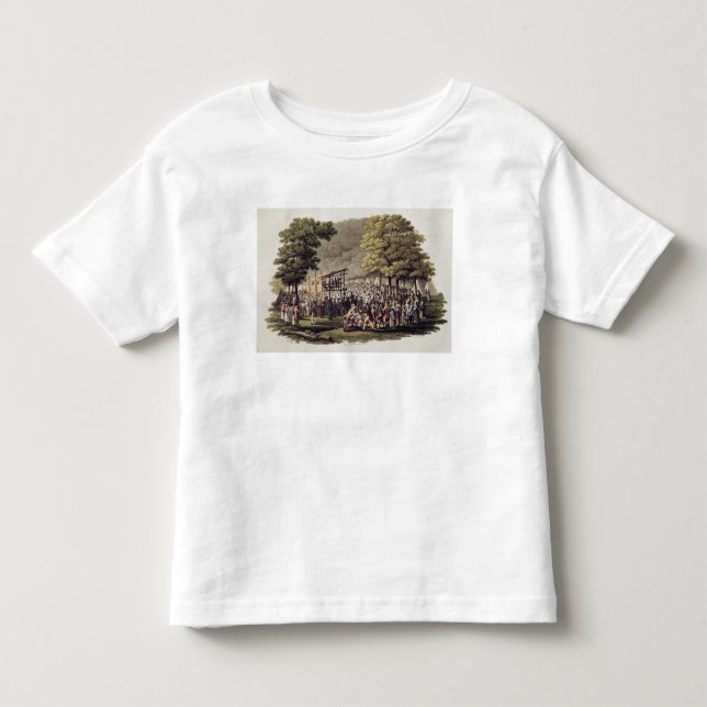 Camiseta Infantil Reunião de acampamento dos Methodists no norte (Frente)