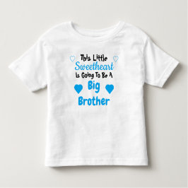 Camiseta Infantil Revelação de Gravidez do Big Brother Sweetheart