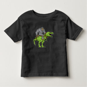 Camiseta Infantil Rex do dinossauro T da equitação de Bigfoot