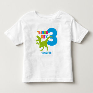 Camiseta Infantil Rex Personalizado 3