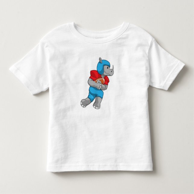 Camiseta Infantil Rhino no Futebol (Frente)