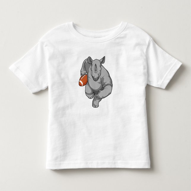 Camiseta Infantil Rhino no Futebol (Frente)