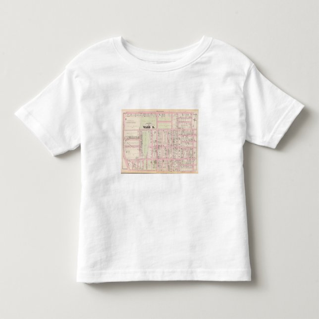 Camiseta Infantil Rhode - mapa órfão católico do atlas do asilo da (Frente)