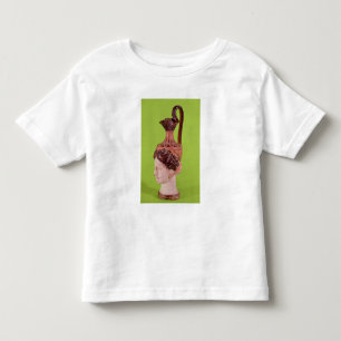 Camiseta Infantil Rhyton sob a forma de uma cabeça fêmea