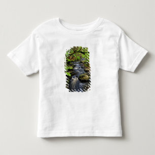 Camiseta Infantil Ribeiro flui através da floresta