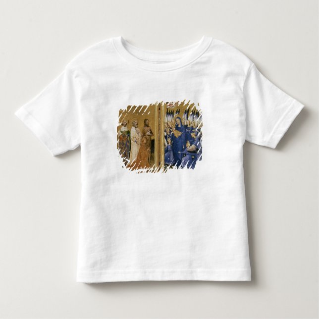 Camiseta Infantil Richard II apresentado ao Virgin e à criança (Frente)