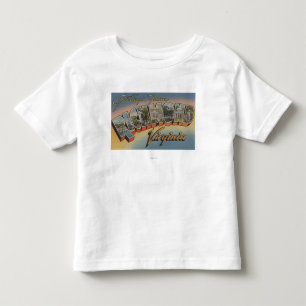 Camiseta Infantil Richmond, Virgínia - grandes cenas 2 da letra