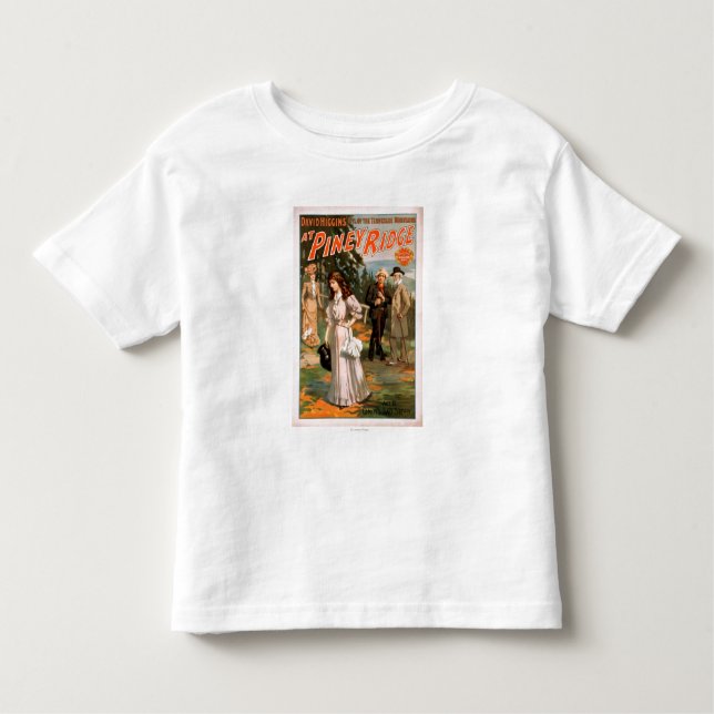 Camiseta Infantil Ridge Piney "Idyl das montanhas de Tennessee " (Frente)