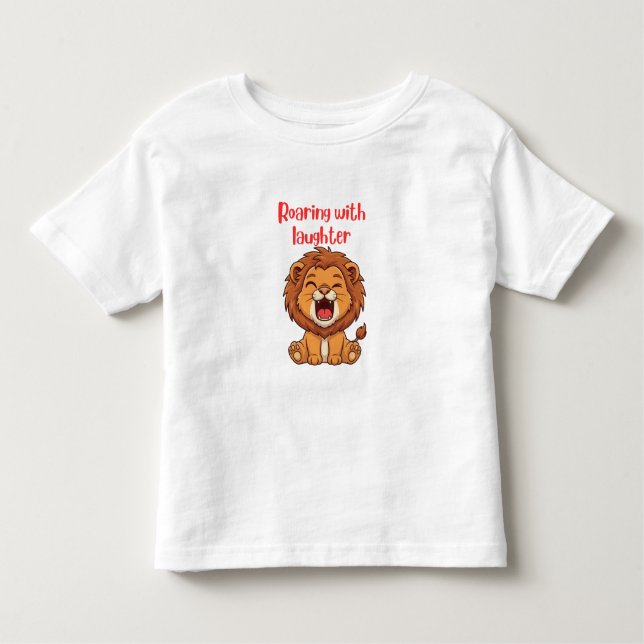 Camiseta Infantil Rindo com risos! (Frente)