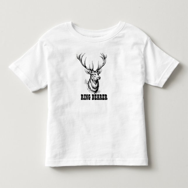 Camiseta Infantil Ring Bearer Buck (Frente)