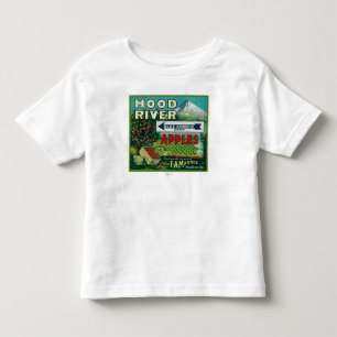 Camiseta Infantil Rio azul de LabelHood da caixa de Apple da seta,