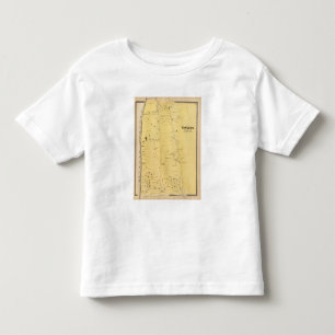 Camiseta Infantil Rio Dale e mapa do atlas do Mt São Vicente