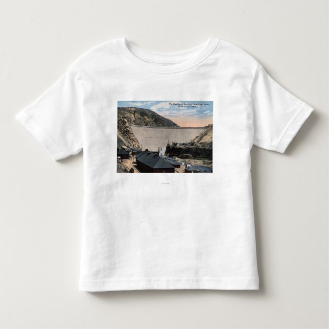 Camiseta Infantil Rio de Boise e represa da rocha da seta do (Frente)