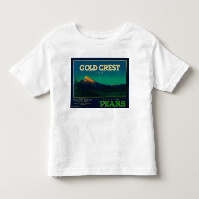 Camiseta Infantil Rio Dourado de LabelHood da caixa da pera da (Frente)