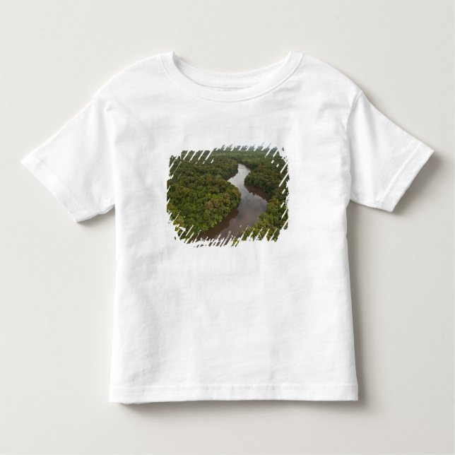 Camiseta Infantil Rio Essequibo, rio mais longo da Guiana e 5 (Frente)