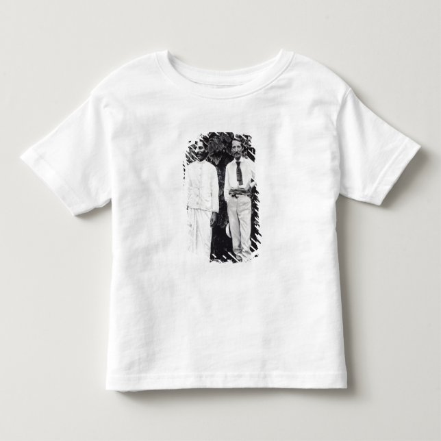 Camiseta Infantil Robert Louis Stevenson e seu amigo (Frente)