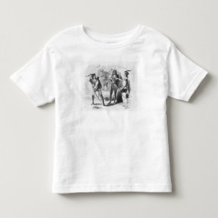 Camiseta Infantil Robin Hood, escarlate e John