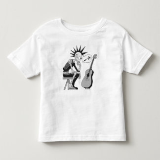 Camiseta Infantil Robô de Música Confuso