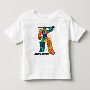 Camiseta Infantil Robô Guerreiro Gigante: Aventura Ilimitada