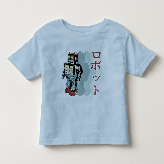 Camiseta Infantil Robô japonês (Frente)