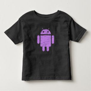 Camiseta Infantil Robô Roxo Cujo