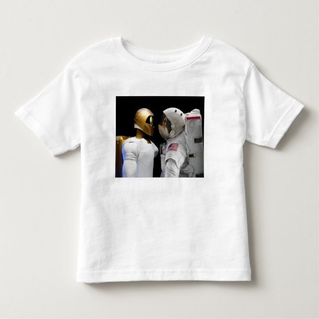 Camiseta Infantil Robonaut 2, um astronauta humanoide destreza 3 (Frente)