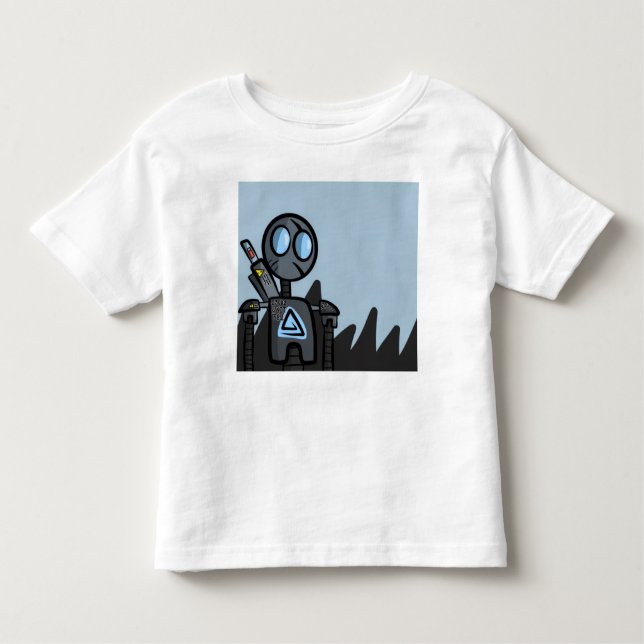 Camiseta Infantil Robot Toddler Shirt (Frente)