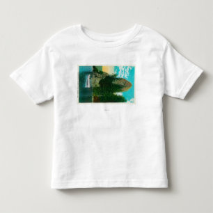 Camiseta Infantil Rocha do galo no Rio Columbia