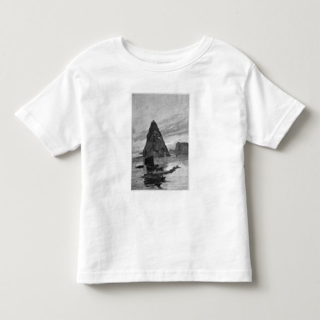 Camiseta Infantil Rocha do órfão pequeno no Rio Yangtzé (Frente)