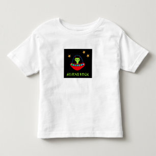 Camiseta Infantil rocha dos aliens!