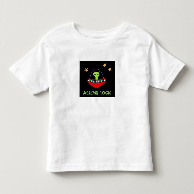 Camiseta Infantil rocha dos aliens! (Frente)