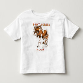 Camiseta Infantil Rocha dos cavalos do *Paint